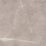 Light beige engineered stone shower wall panel or vanity countertop with subtle marble veining, installed by The Bath Authority for a warm and sophisticated bathroom aesthetic.