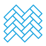 Light blue icon of herringbone patterned tile